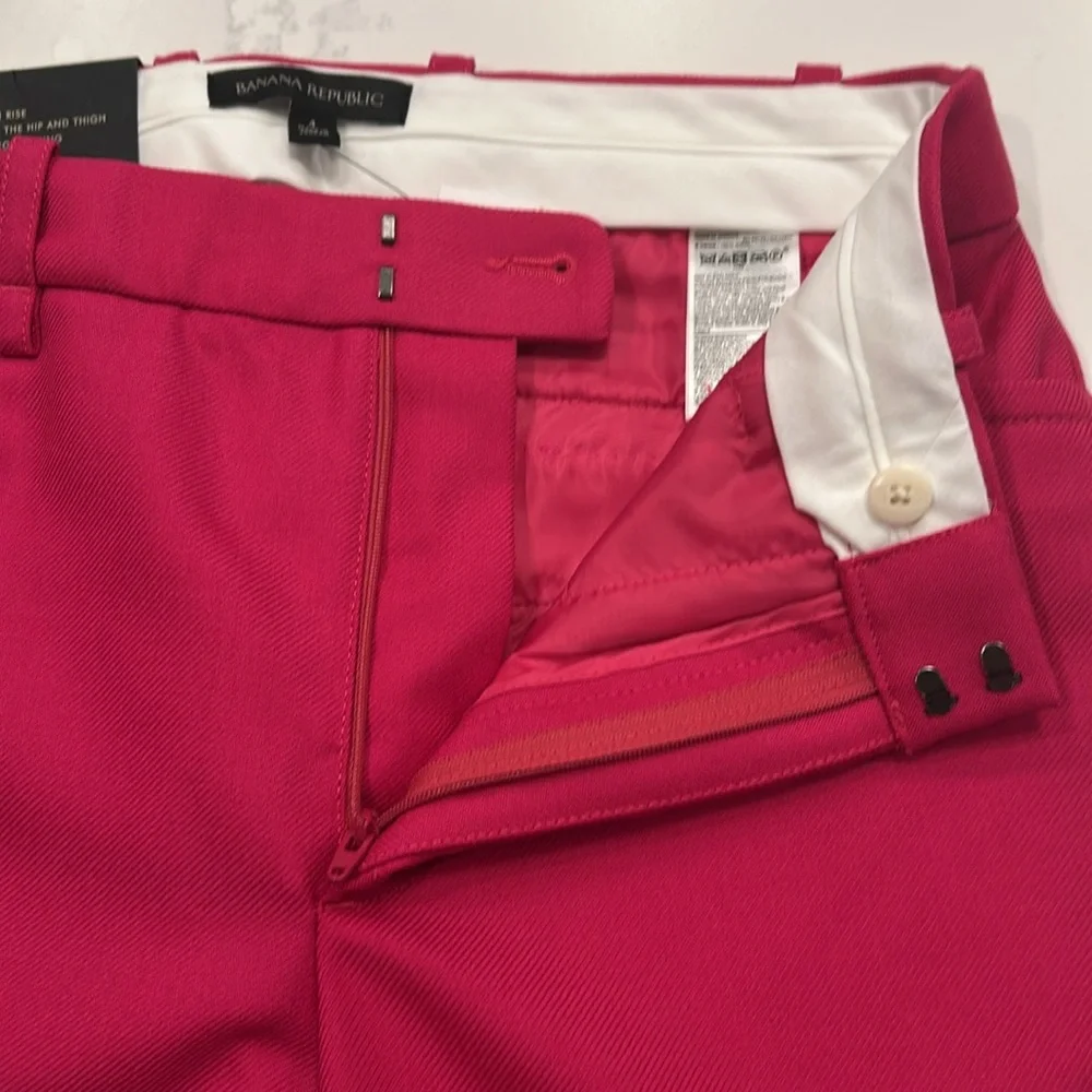 Banana Republic High-Rise Straight Pants - Pink - Picture 4 of 10